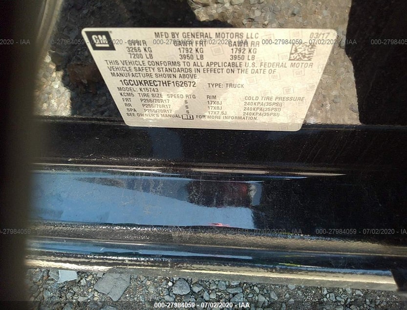 1GCUKREC7HF162672