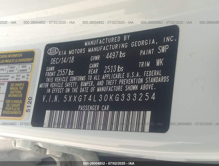 5XXGT4L30KG333254