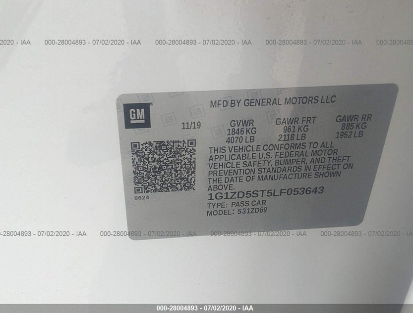 1G1ZD5ST5LF053643