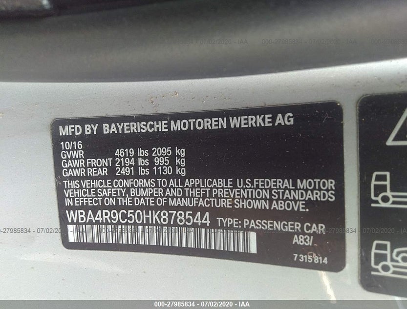 WBA4R9C50HK878544