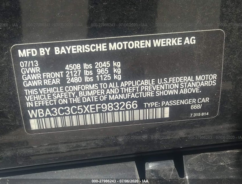 WBA3C3C5XEF983266