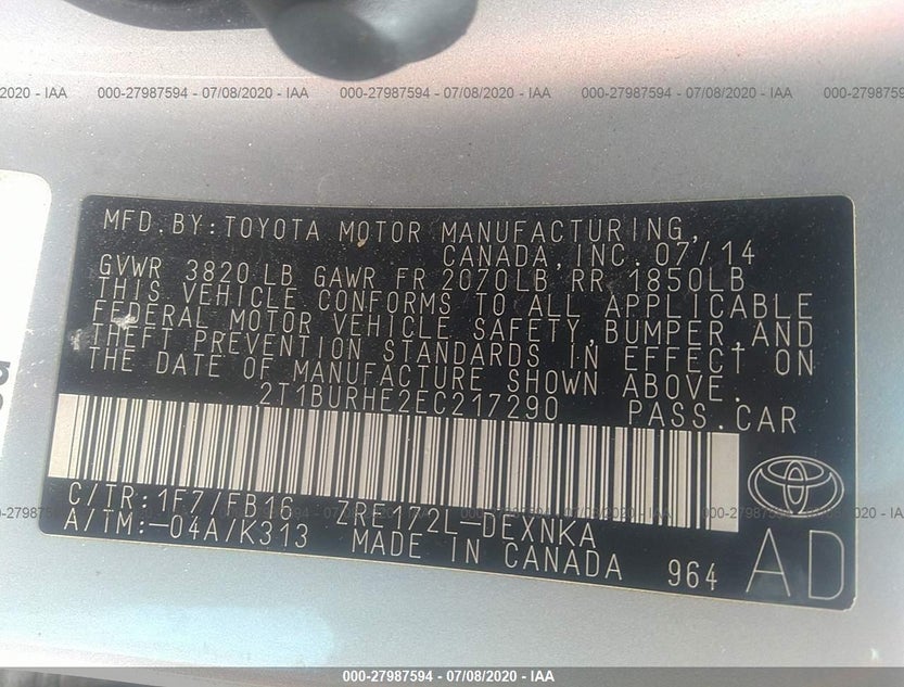 2T1BURHE2EC217290