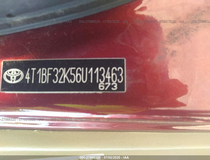 4T1BF32K56U113463