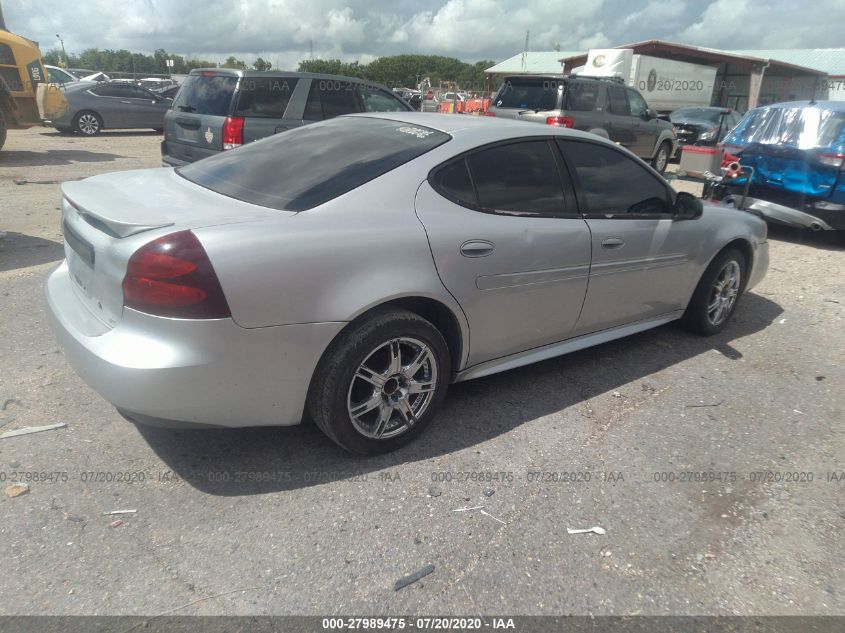 2004 Pontiac Grand Prix Gt1 VIN: 2G2WP522541121400 Lot: 27989475