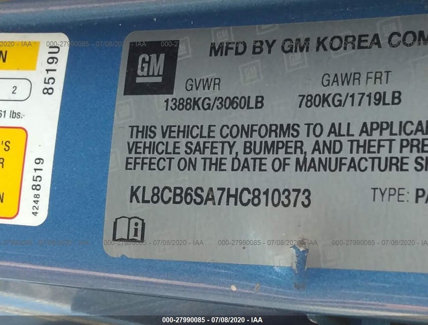 KL8CB6SA7HC810373