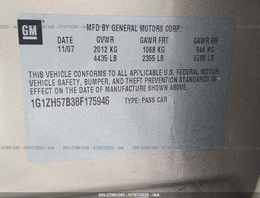 1G1ZH57B38F175946