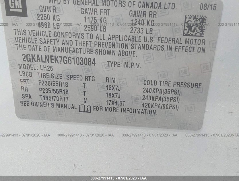 2GKALNEK7G6103084