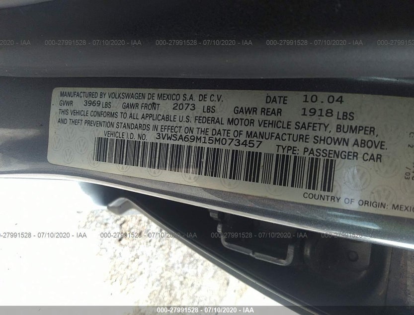 3VWSA69M15M073457
