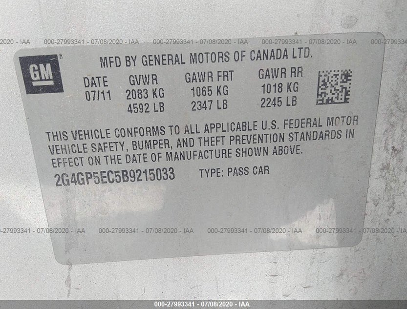 2G4GP5EC5B9215033
