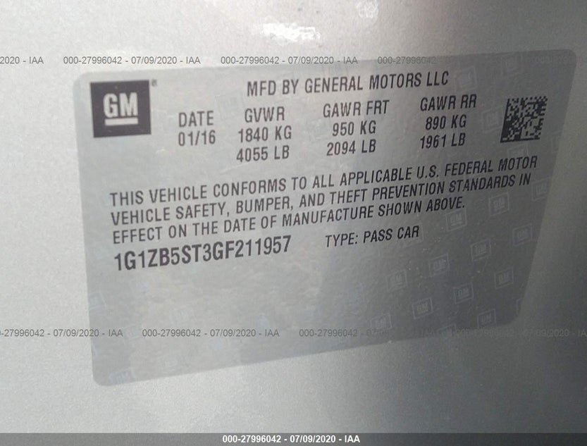1G1ZB5ST3GF211957