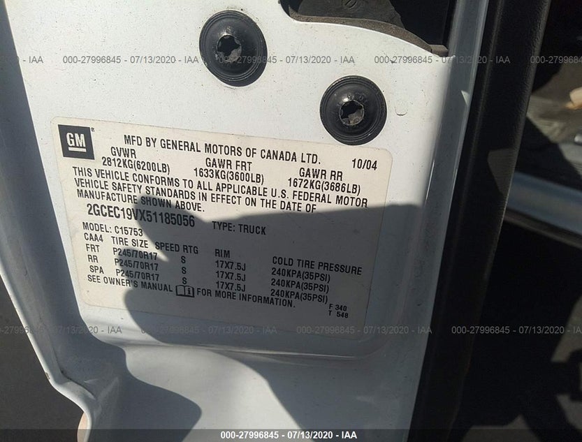 2GCEC19VX51185056