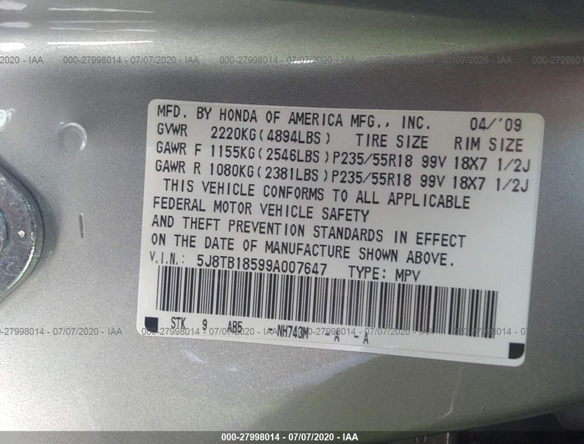 5J8TB18599A007647