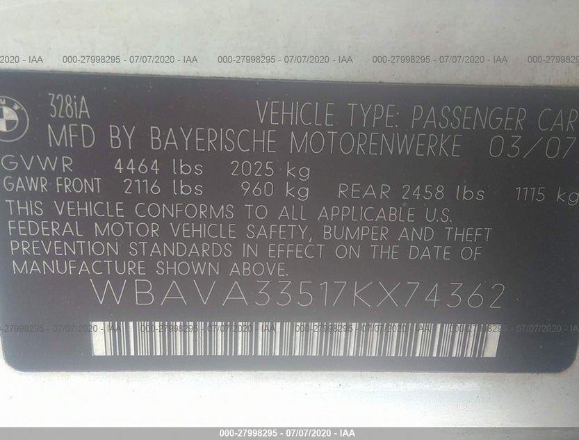 WBAVA33517KX74362