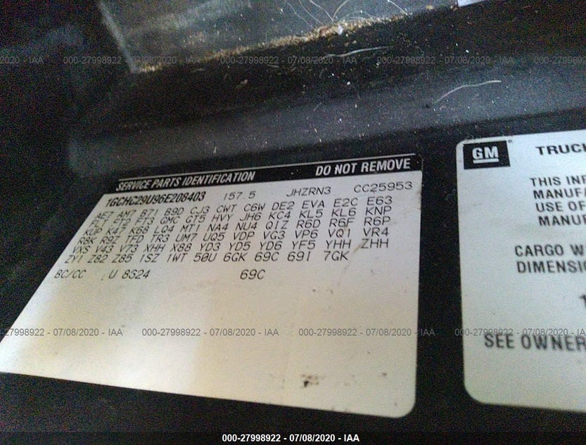 1GCHC29U96E208403