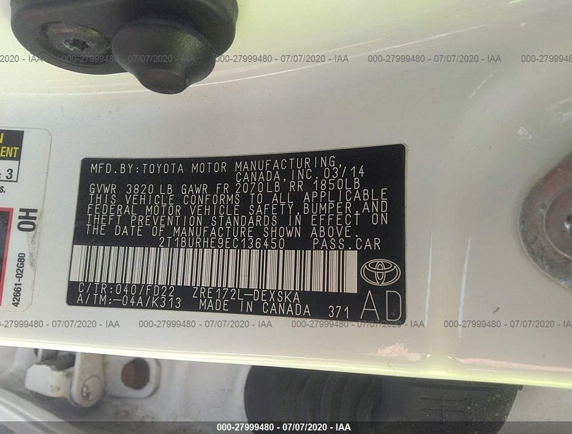 2T1BURHE9EC136450