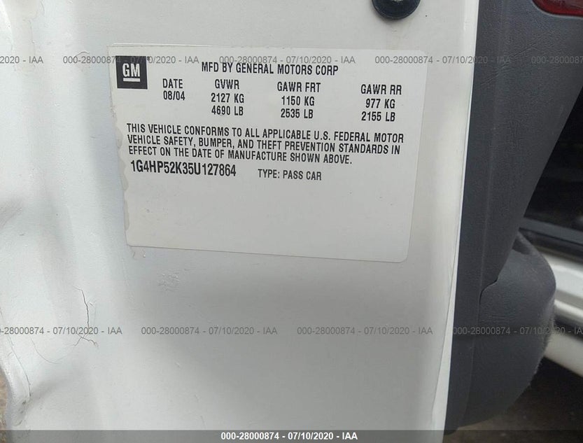 1G4HP52K35U127864