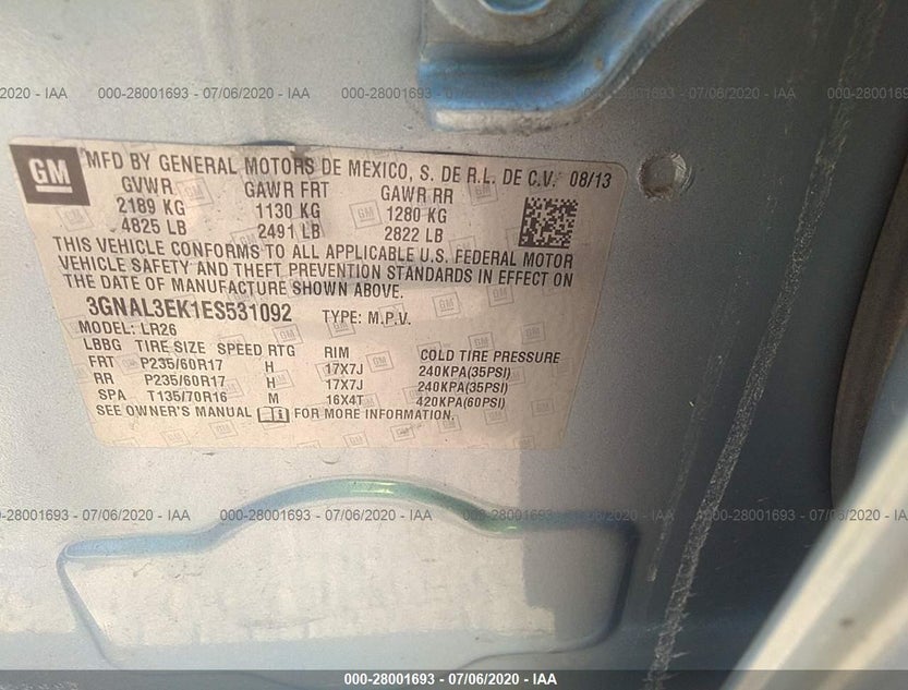 3GNAL3EK1ES531092