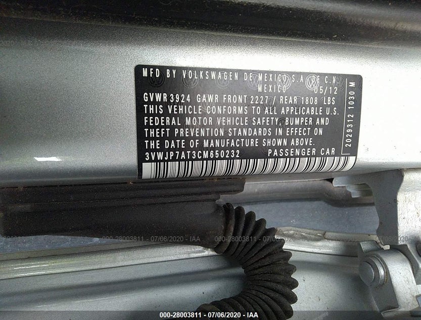 3VWJP7AT3CM650232