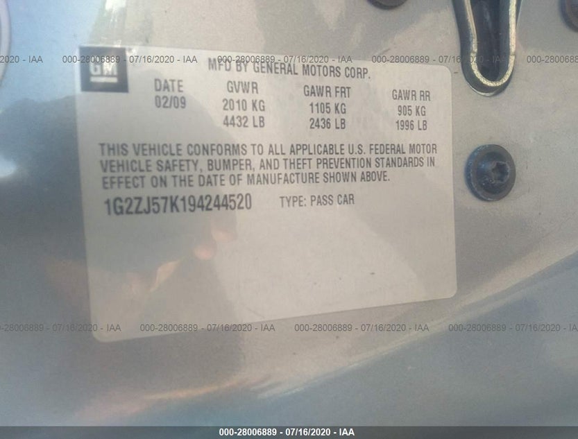 1G2ZJ57K194244520