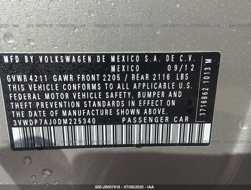 3VWDP7AJ0DM225340