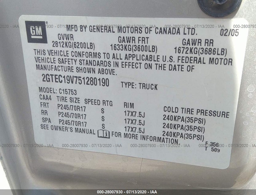 2GTEC19V751280190