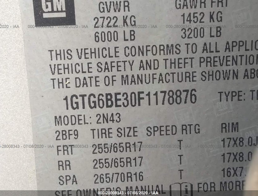 1GTG6BE30F1178876
