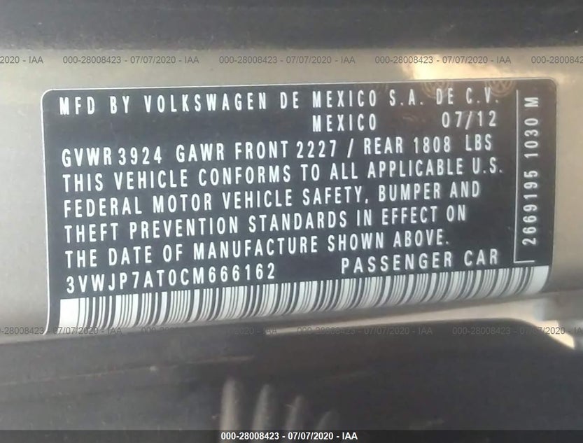 3VWJP7AT0CM666162