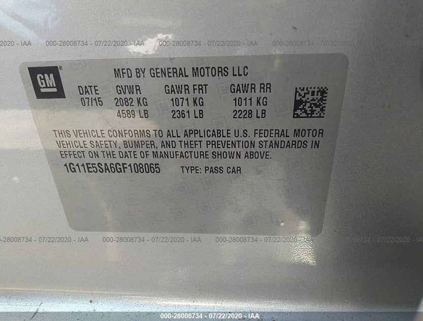 1G11E5SA6GF108065