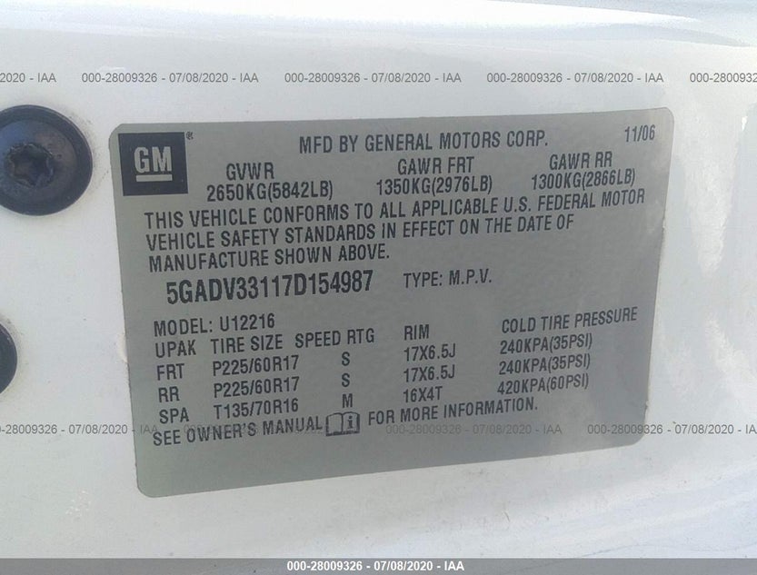 5GADV33117D154987