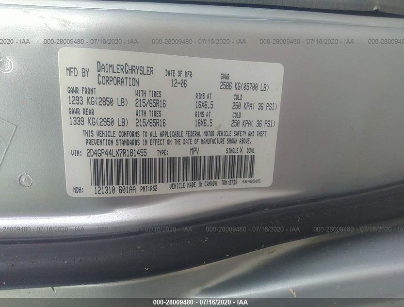 2D4GP44LX7R181455