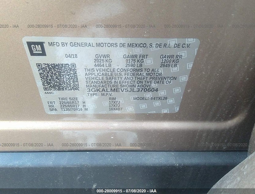 3GKALMEV5JL370604