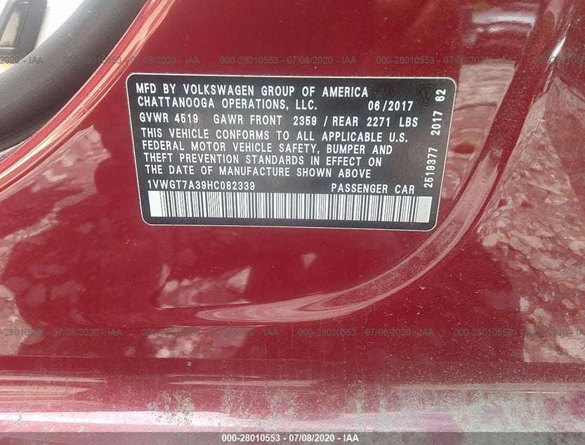 1VWGT7A39HC082339
