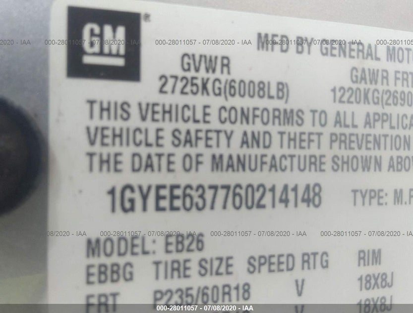 1GYEE637760214148
