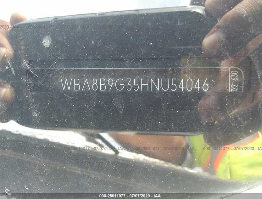 WBA8B9G35HNU54046