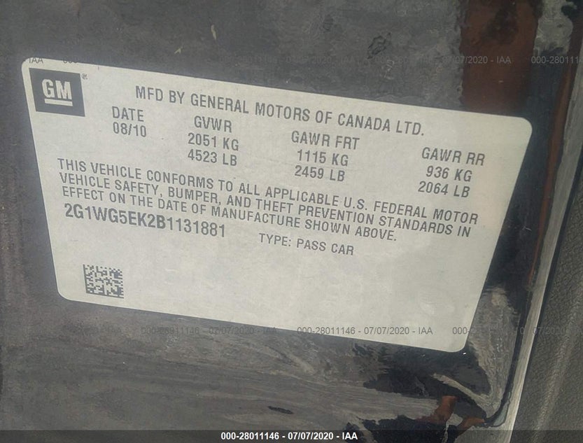2G1WG5EK2B1131881