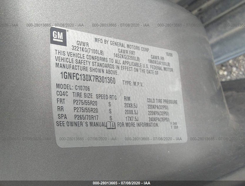 1GNFC130X7R301360