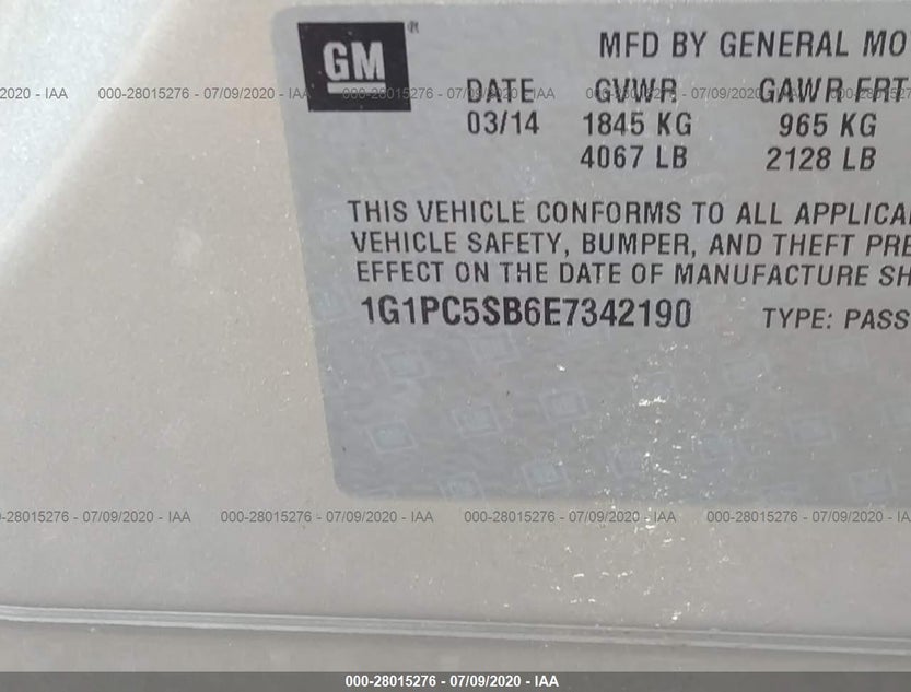 1G1PC5SB6E7342190
