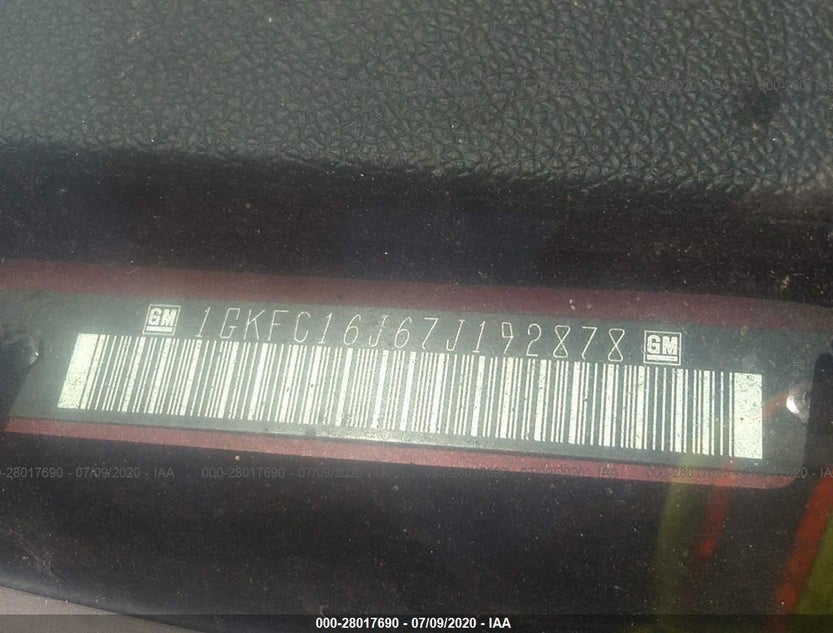 1GKFC16J67J192878