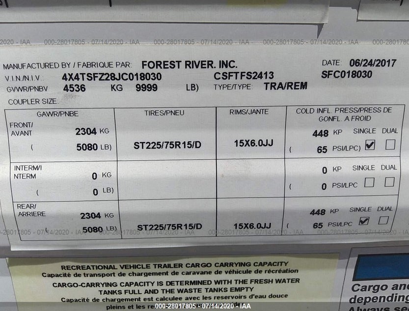4X4TSFZ28JC018030