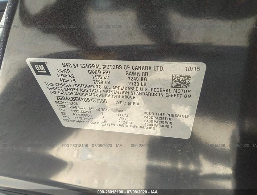 2GNALBEK1G6157188
