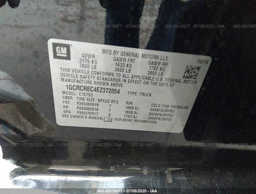 1GCRCREC4EZ372854