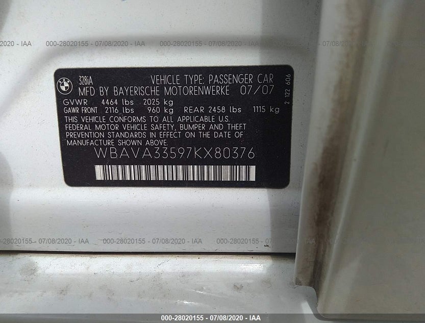 WBAVA33597KX80376