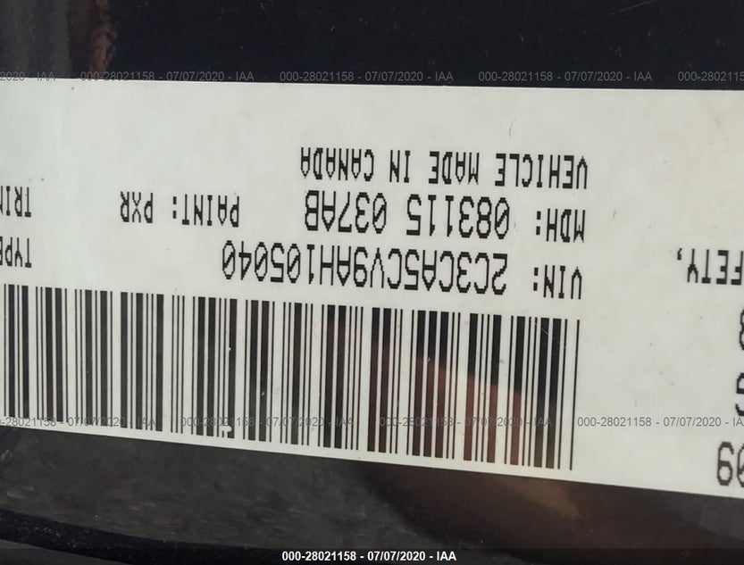 2C3CA5CV9AH105040