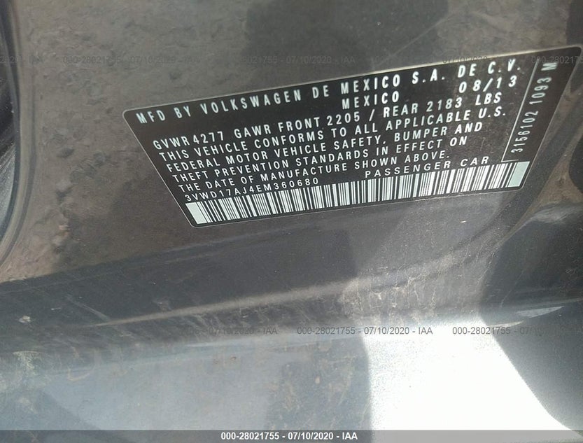 3VWD17AJ4EM360680
