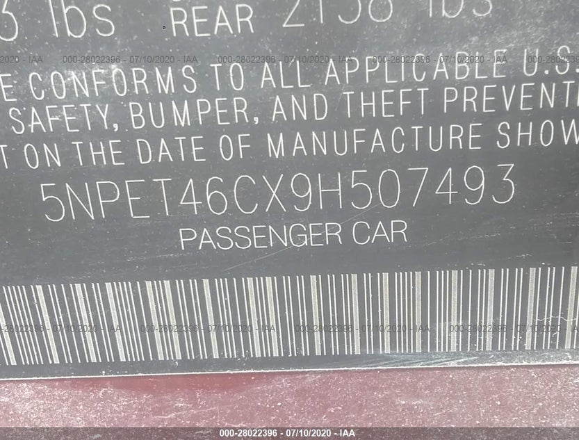 5NPET46CX9H507493
