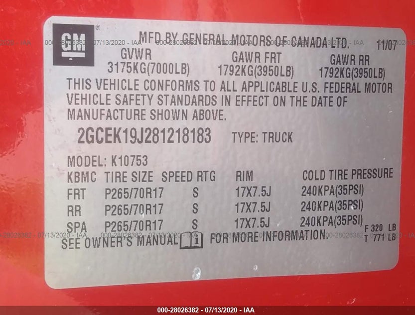 2GCEK19J281218183
