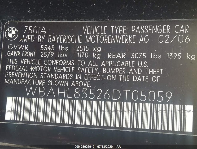WBAHL83526DT05059