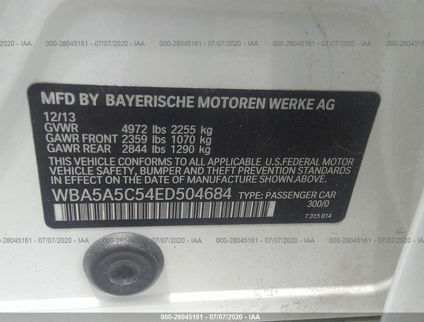 WBA5A5C54ED504684