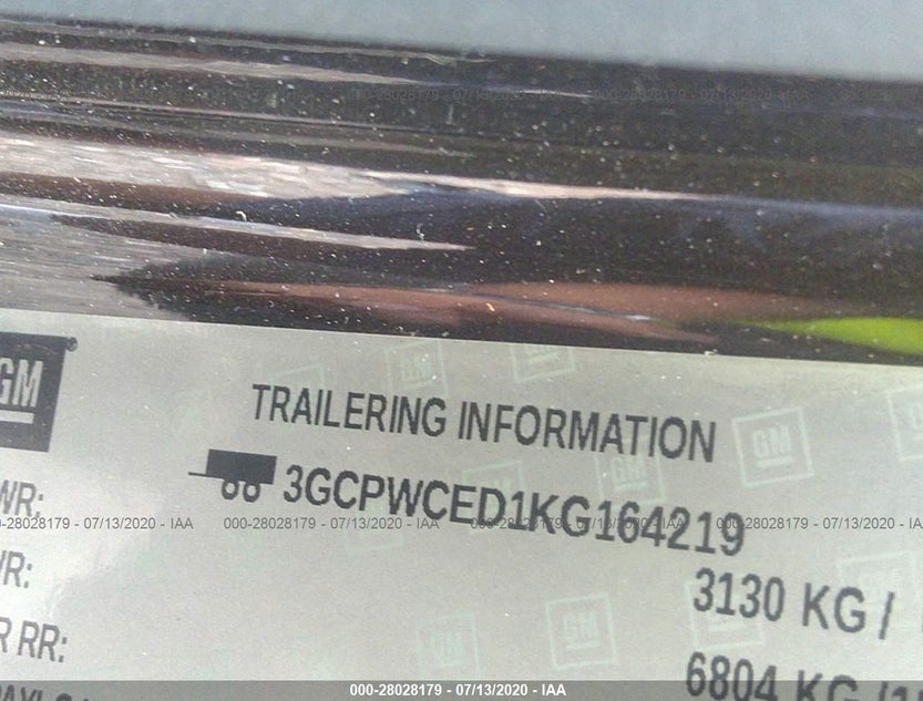3GCPWCED1KG164219
