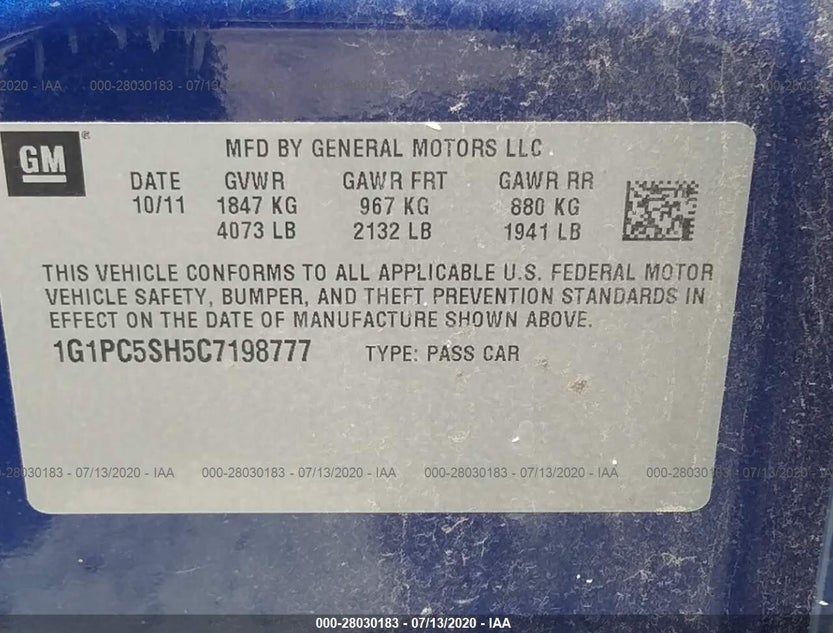 1G1PC5SH5C7198777